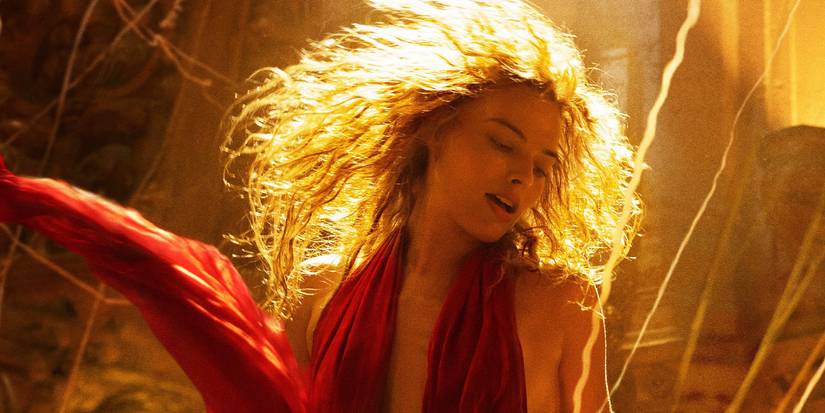 Margot Robbie dancing in Babylon