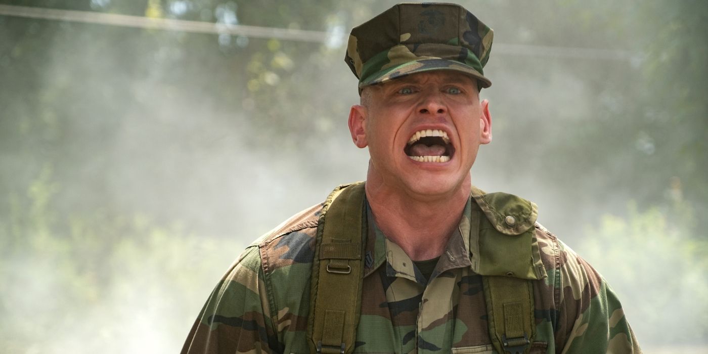 Nicholas Logan as Sergeant Cary Wayne Howitt on 'Boots.'