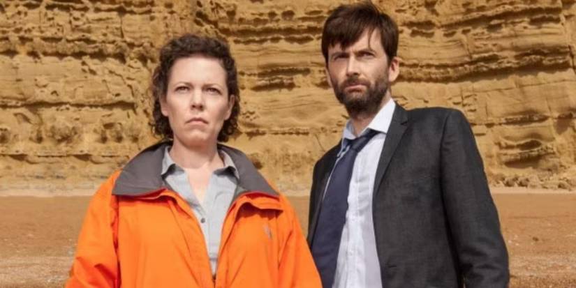 Olivia Colman as Ellie Miller and David Tennant as Alec Hardy in 'Broachurch.'