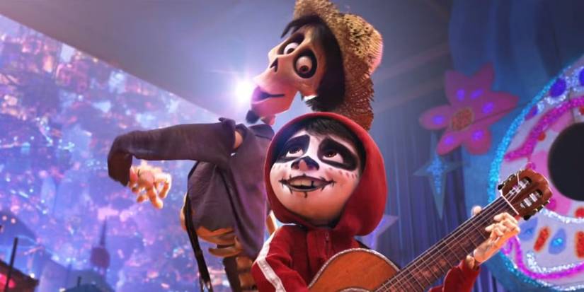 Coco Héctor and Miguel Perform