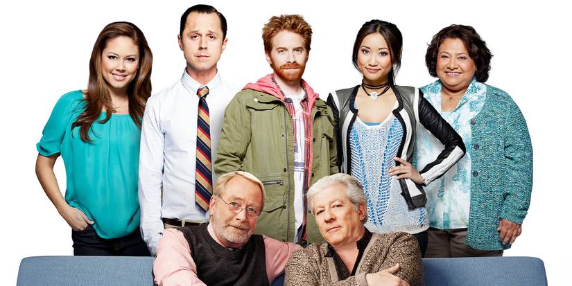Vanessa Lachey, Giovani Ribisi, Seth Green, Brenda Song, Tonita Castro, Martin Mull, and Peter Riegert in a promo for Dads