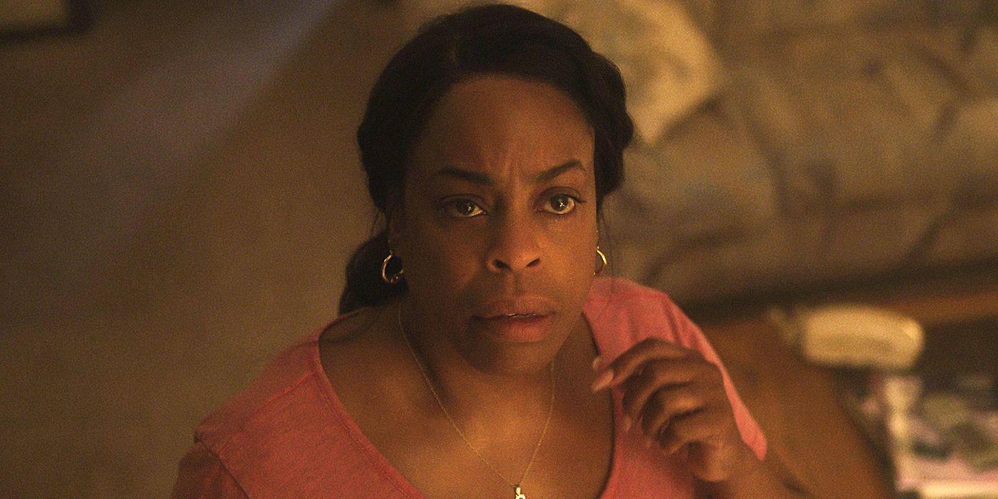 Niecy Nash looks astonished in Dahmer–Monster: The Jeffrey Dahmer Story.