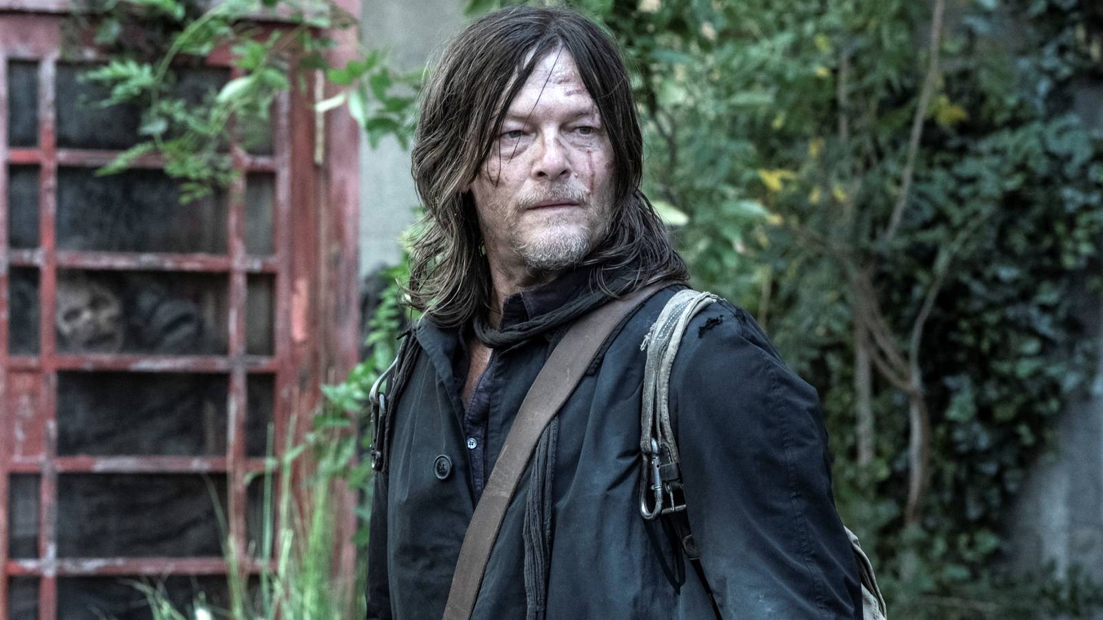 Norman Reedus in un'immagine di *The Walking Dead* mentre si prepara a nuove avventure su Apple TV