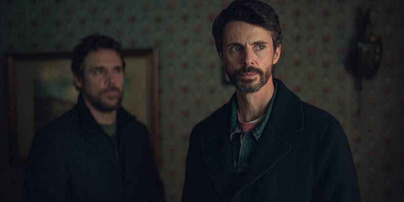 Matthew Goode as DCI Carl Mock and Jamie Sives as DCI James Hardy in the pilot of 'Dept. Q.'