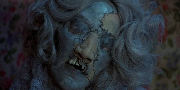 The patched together corpse of Ezra's dead mother in Deranged: Confessions of a Necrophile,