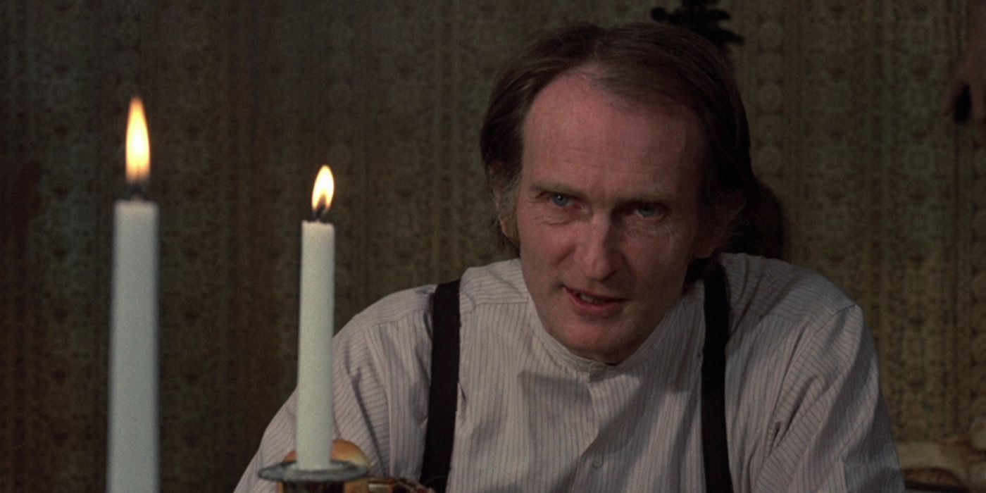 Roberts Blossom as Ezra Cobb in Deranged: Confessions of a Necrophile,