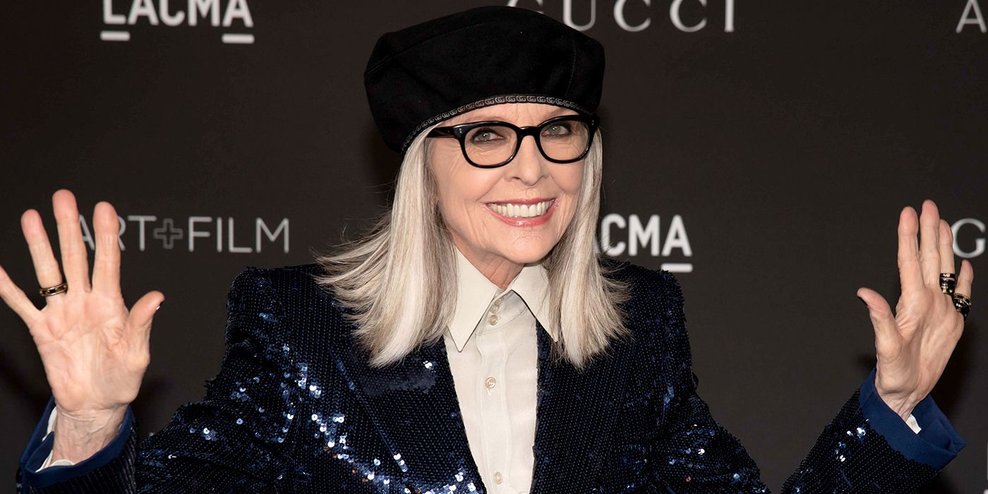Diane Keaton on a red carpet