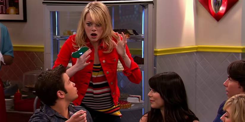 Emma Stone as Heather in an episode of iCarly
