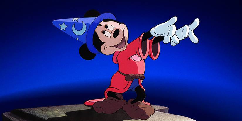 Sorcerer Mickey in Fantasia