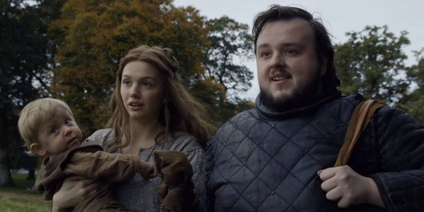 Baby Sam, Gilly, and Sam together in 'Game of Thrones'