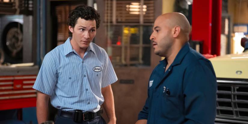 Georgie and Ruben argue in the shop in Georgie & Mandy's First Marriage.