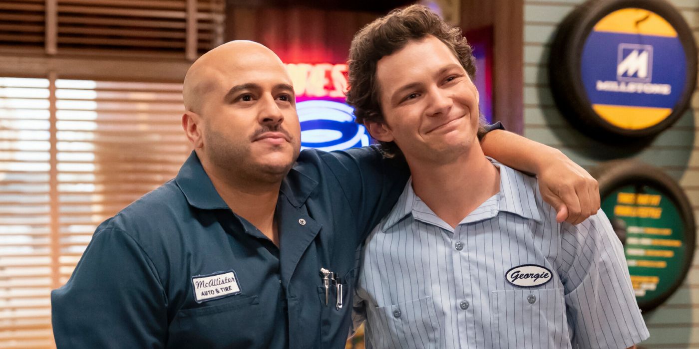 Georgie and Ruben stand together in Georgie & Mandy's First Marriage Season 2