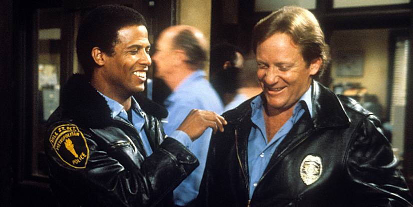 Michael Warren as Bobby Hill and Charles Haid as Andy Renko in Hill Street Blues