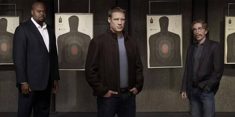 Laverne Winston (Chi McBride), Christopher Chance (Mark Valley), and Guerrero (Jackie Earle Hailey) on 'Human Target'