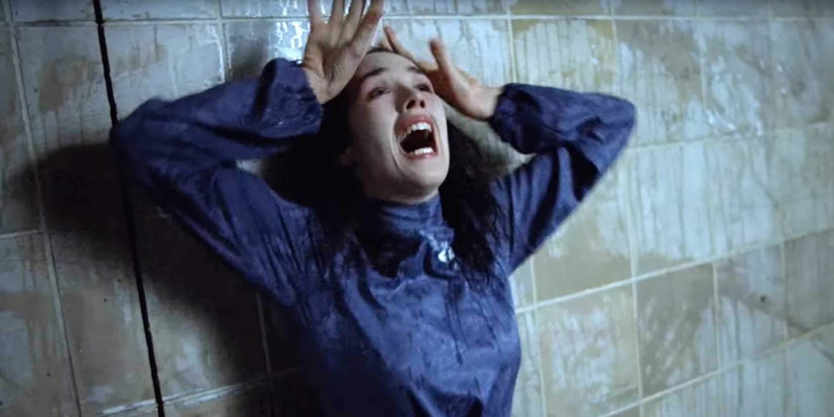 Isabelle Adjani screaming in distress in 1981's Possession