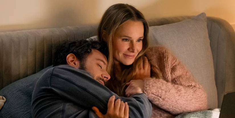 Noah and Joanne cuddling in Nobody Wants This Season 2