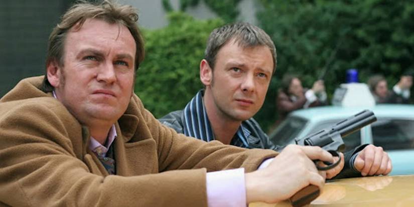 Life on Mars' Gene Hunt and Sam Tyler ready for action.