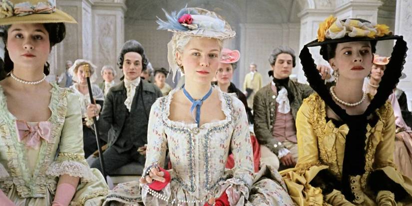 Marie Antoinette (Kirsten Dunst) in the French court in 'Marie Antoinette'