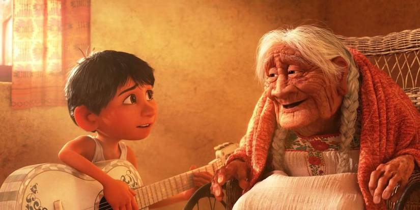 Miguel and Mama Coco in 'Coco' (2017)