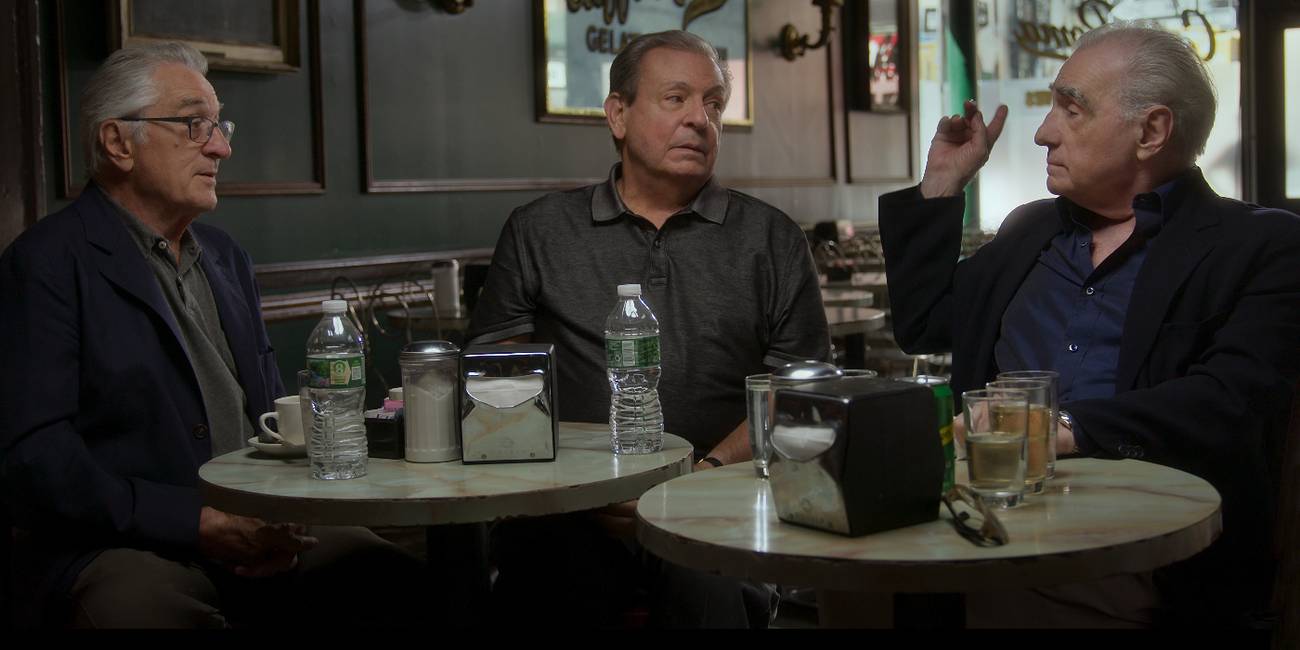 Martin Scorsese, Robert de Niro, and Scorsese's childhood friends in Mr. Scorsese Episode 2