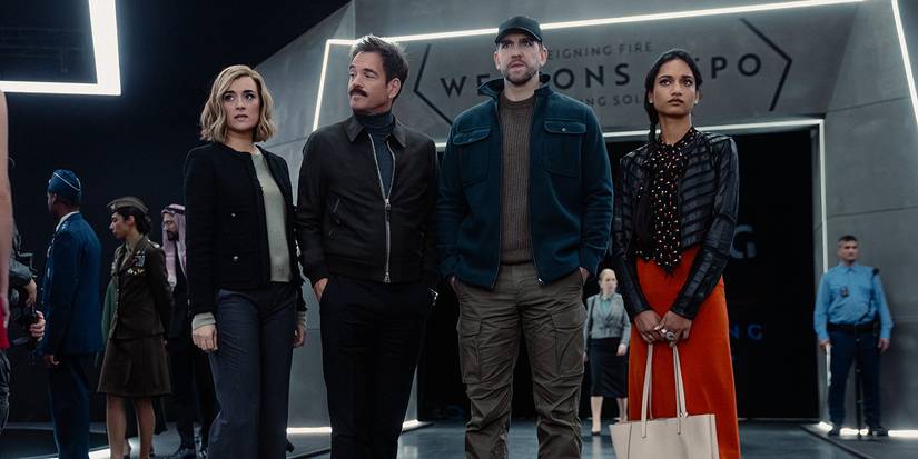 Cote De Pablo as Ziva David, Michael Weatherly as Tony Dinozzo, Max Osinski as Boris and Amita Suman as Claudette In NCIS: Tony & Ziva, episode 8, season 1