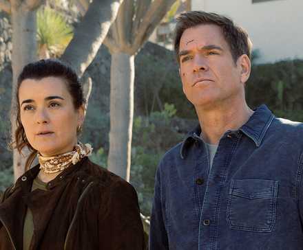 Cote De Pablo as Ziva David and Michael Weatherly as Tony Dinozzo in NCIS: Tony & Ziva, episode 10, season 1