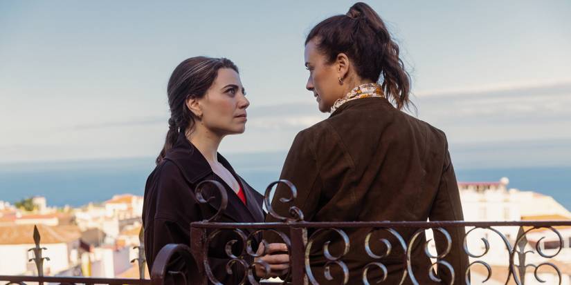 Cote de Pablo and Nassima Benchicou in NCIS: Tony & Ziva Season 1 Episode 9