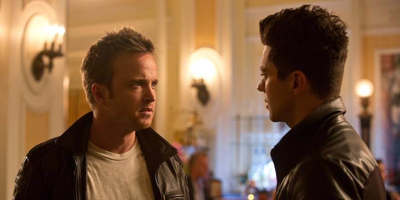 Need for Speed - Tobey Marshall (Aaron Paul) meets with Dino (Dominic Cooper)