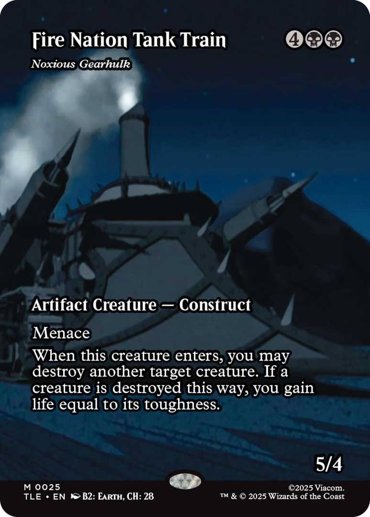 Fire Nation Tank Train Noxious Gearhulk em Magic: The Gathering