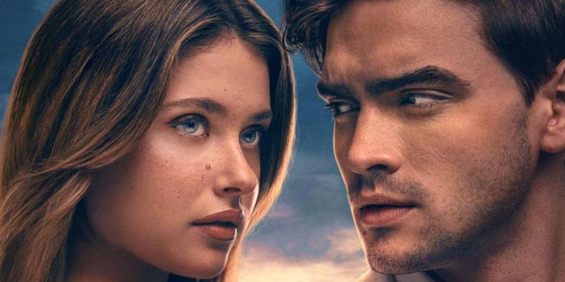 Nicole Wallace as Noah in close-up with Gabriel Guevara as Nick for the poster of Our Fault