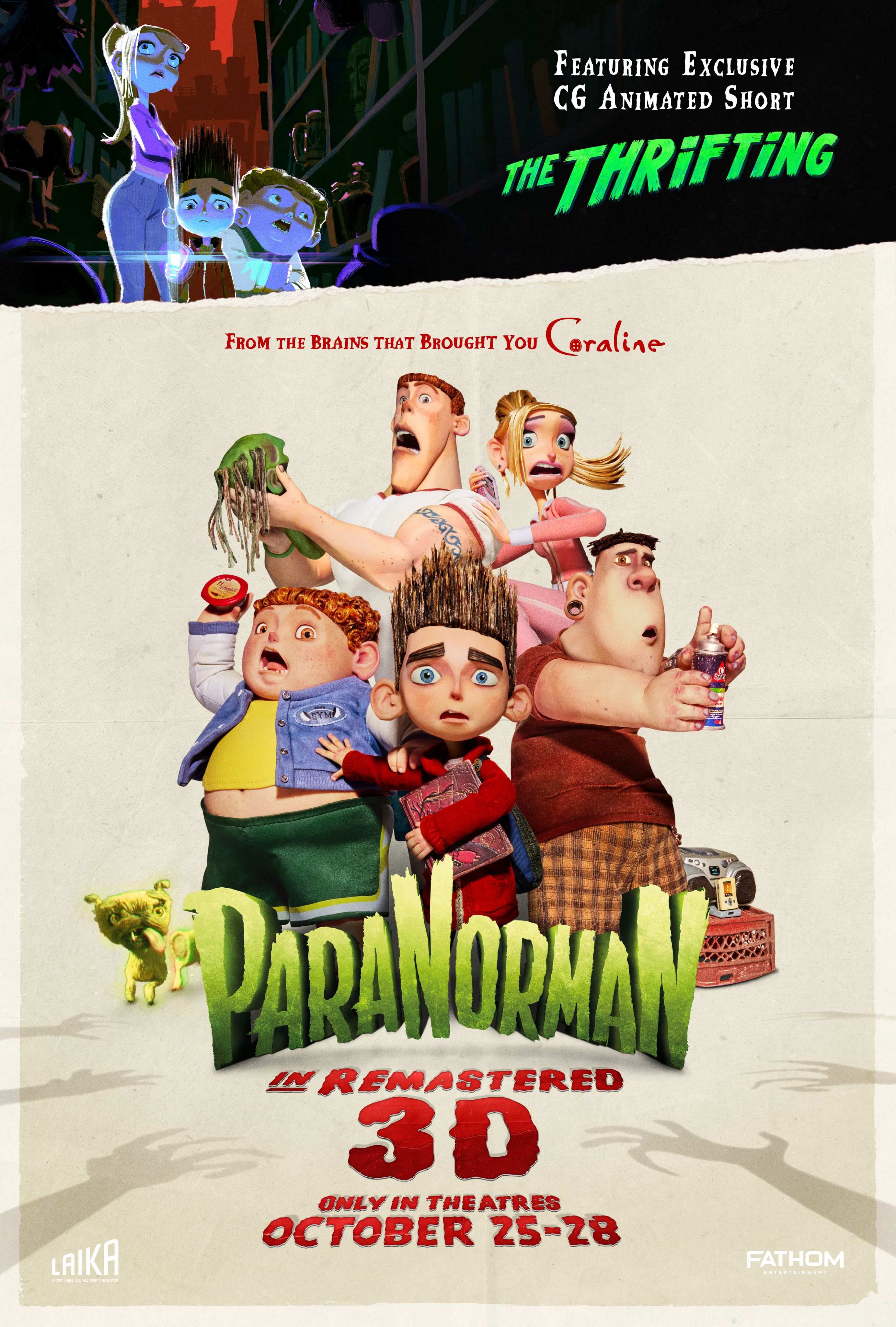 Poster da nova exibição de Para Norman nos cinemas.
