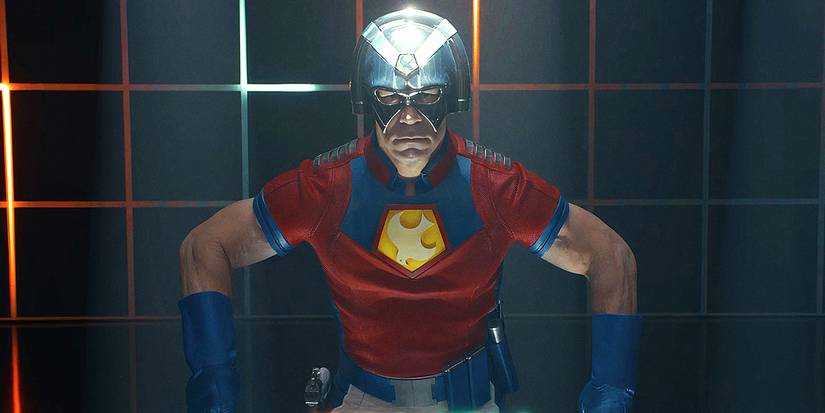 John Cena as Peacemaker dancing to "Oh Lord" by Foxy Shazam during the Peacemaker Season 2 title sequence.