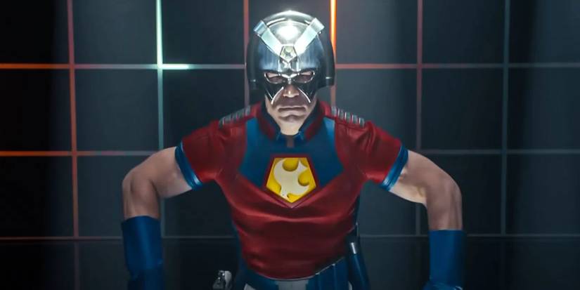 Peacemaker (John Cena) dancing to "Oh Lord" by Foxy Shazam in the title sequence of 'Peacemaker' Season 2.