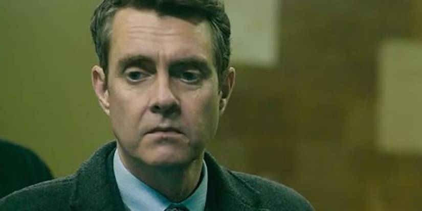 Paul Higgins as Struan Loy looking sullen on 'Slow Horses.'