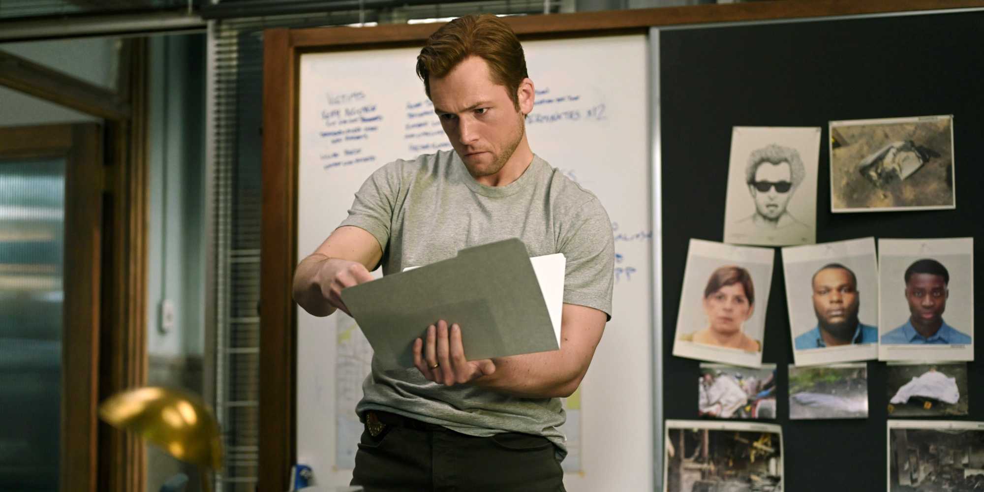 Taron Egerton como Dave Gudsen em Smoke