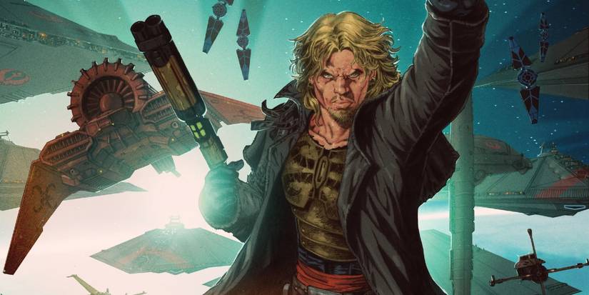Cade Skywalker in an illustration from the Star Wars Legacy comics