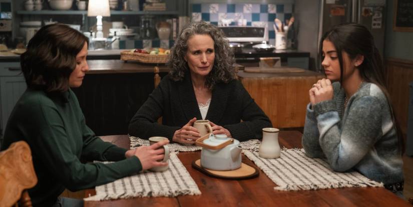 Chyler Leigh, Andie MacDowell and Sadie Laflamme-Snow in The Way Home