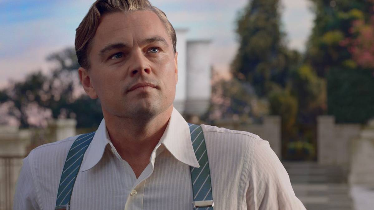 Leonardo DiCaprio as Jay Gatsby in 'The Great Gatsby.'