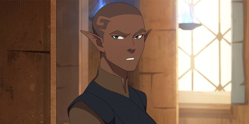 Close-up of Dairon scowling in Season 1.