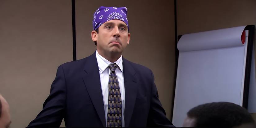 Michael (Steve Carell) as Prison Mike in The Office