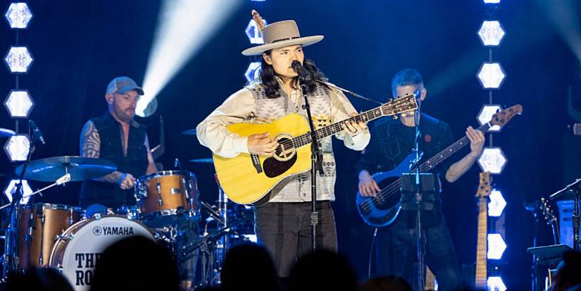 Blaine Bailey performs in the premiere of 'The Road.'