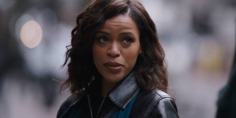 Clare Dillard (Alvina August) looks at her husband on 'Tracker'