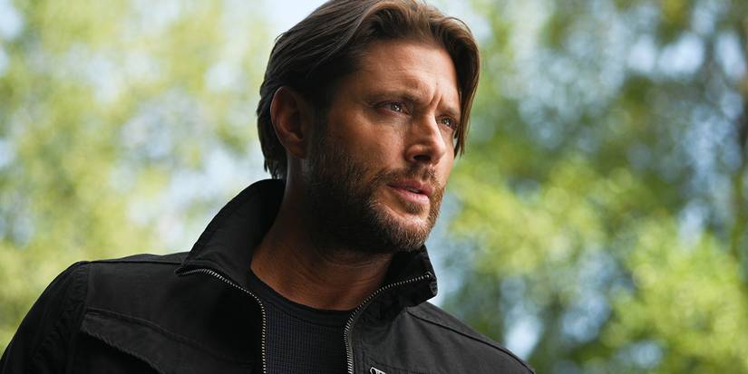 Jensen Ackles in the woods in Tracker Season 2, Episode 1
