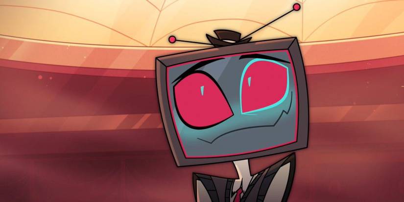 Vox em um flashback na 2ª temporada de Hazbin Hotel.