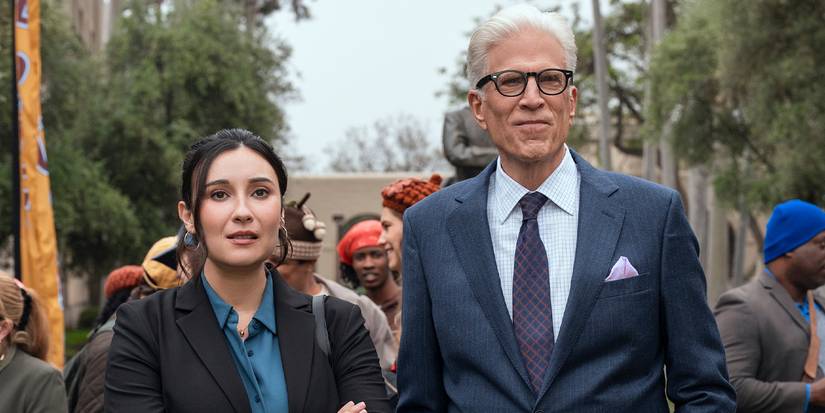 Julie and Charles in 'A Man on the Inside' Season 2.