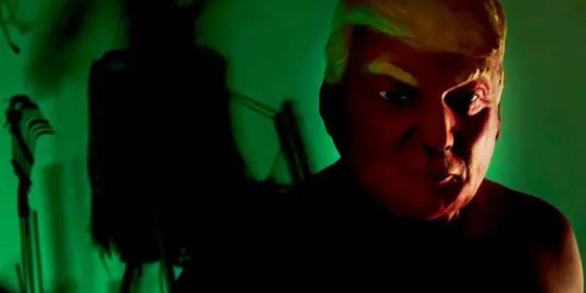 The opening credits for 'American Horror Story: Cult.'