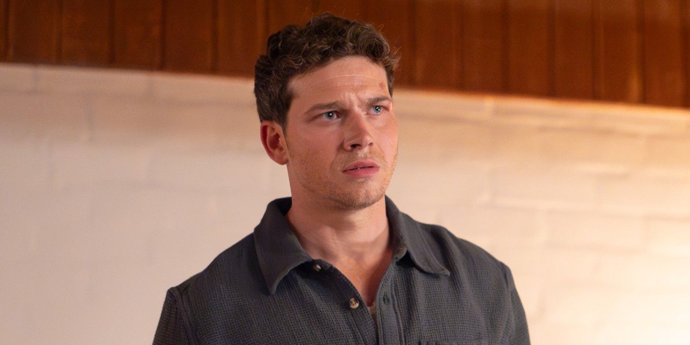 Oliver Stark as Buck looking sad in 9-1-1 Season 9