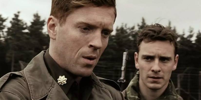 Major Dick Winters e Burton Christenson em cena de Band of Brothers