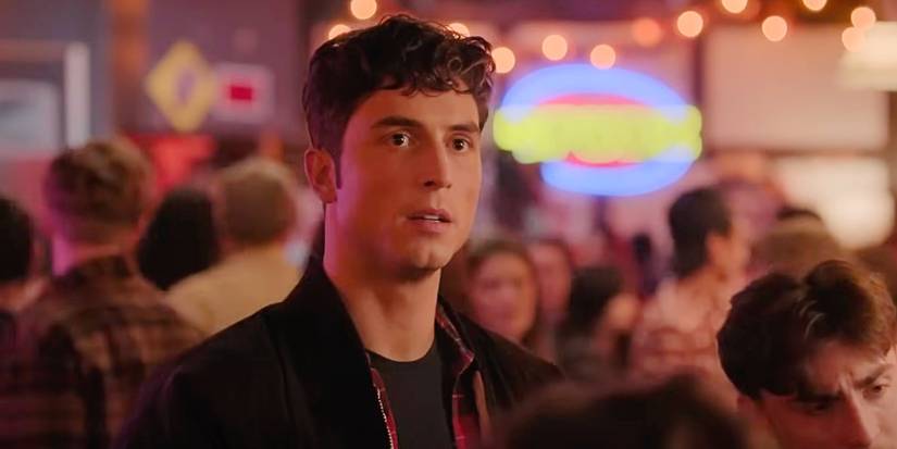 Benito Skinner as Benny Scanlon looking surprised in Overcompensating