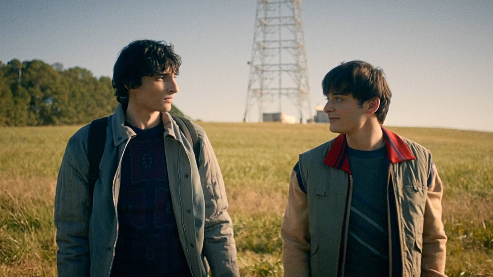 Mike Wheeler and Will Byers walking together and having a conversation in Stranger Things Season 5 Volume 1